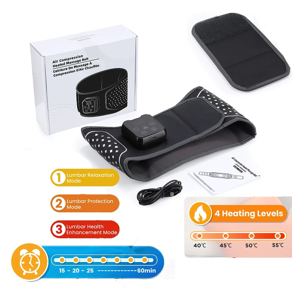 SpineRevive Heated Massage Waist Belt