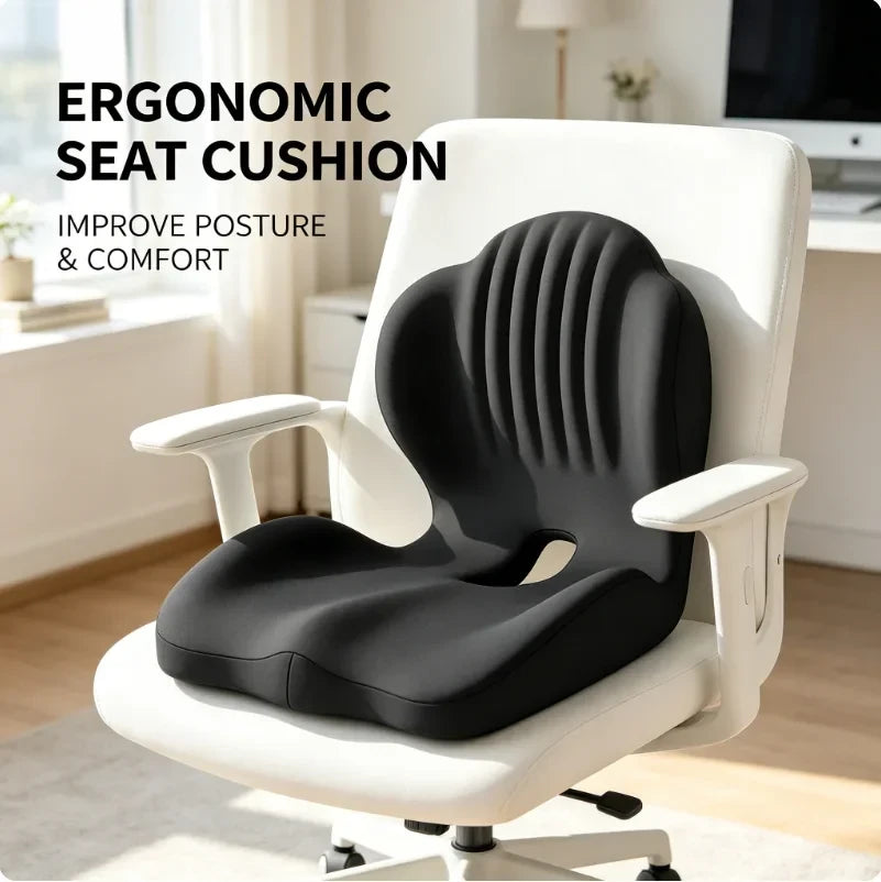 Ergonomic Memory Foam Seat Cushion